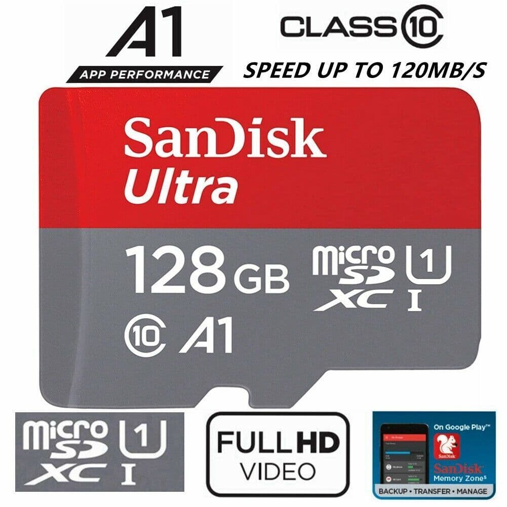 ذاكرة كاميرا SD سانديسك 128G
